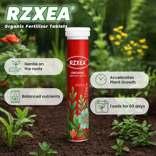 🏆🌱All-in-One Nutrient Boost | RZXEA® Organic Fertilizer Tablets- Slow Release Plant Food for 60 Days⭐️