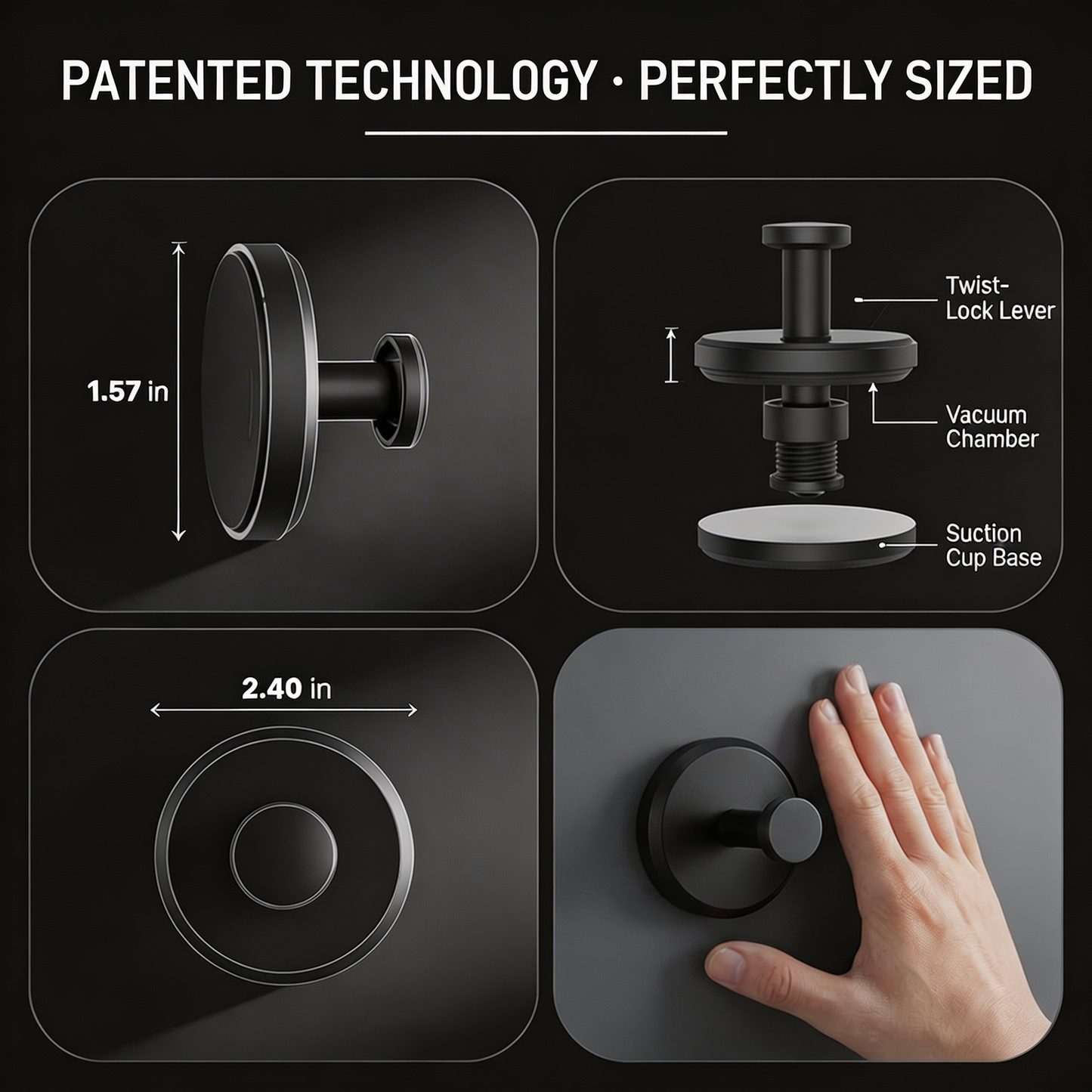 ✨👕SUCTION CUP HOOKS – No Drilling, Strong Grip, Damage-Free Removal👕