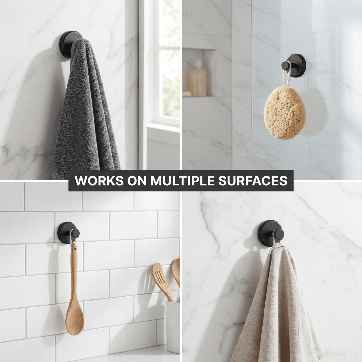 ✨SUCTION CUP HOOKS – No Drilling, Strong Grip, Damage-Free Removal👕