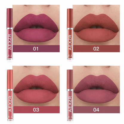 👄AEXZR®6-Color Matte Liquid Lipstick Set💄