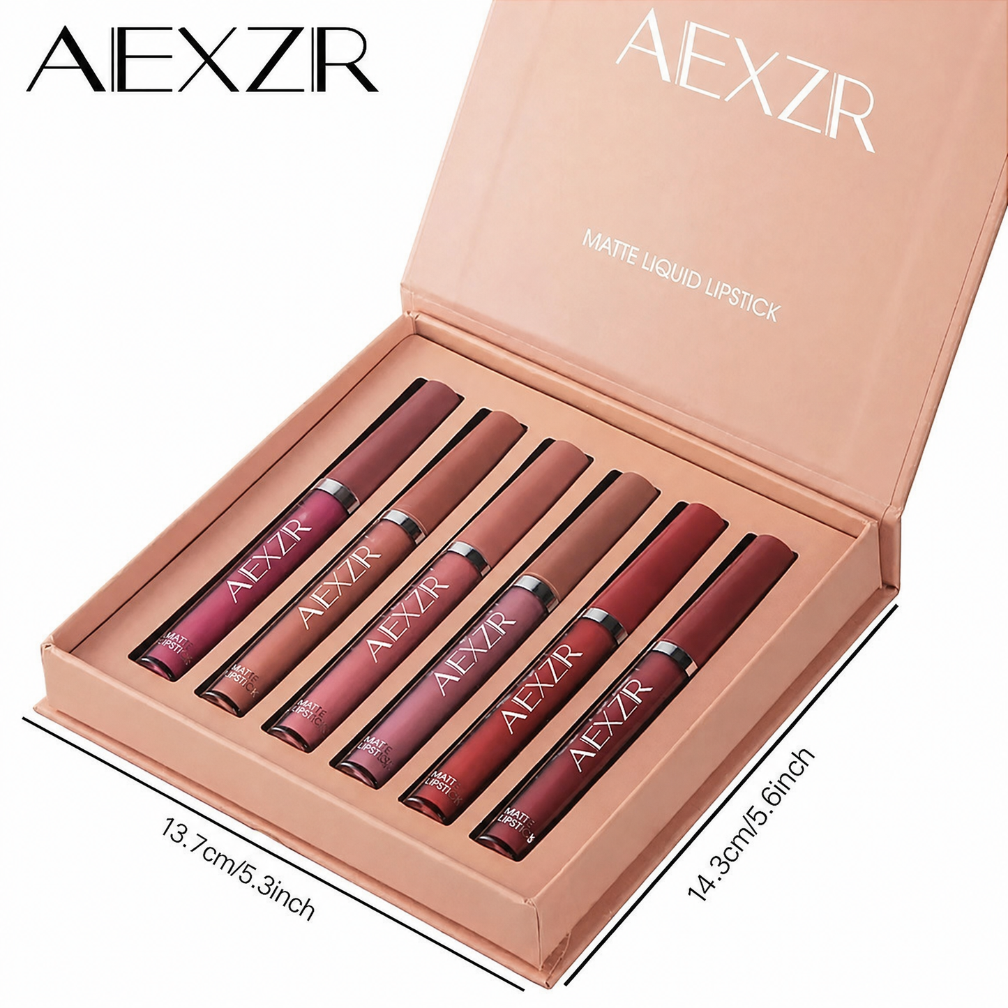 👄AEXZR®6-Color Matte Liquid Lipstick Set💄