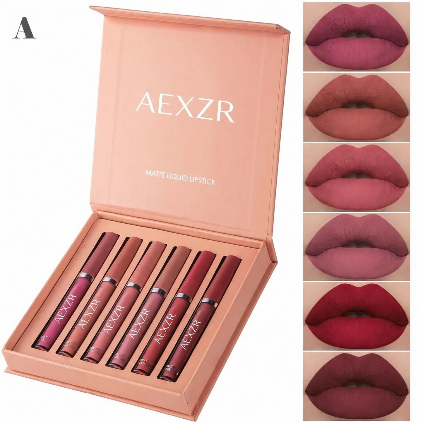 👄AEXZR®6-Color Matte Liquid Lipstick Set💄