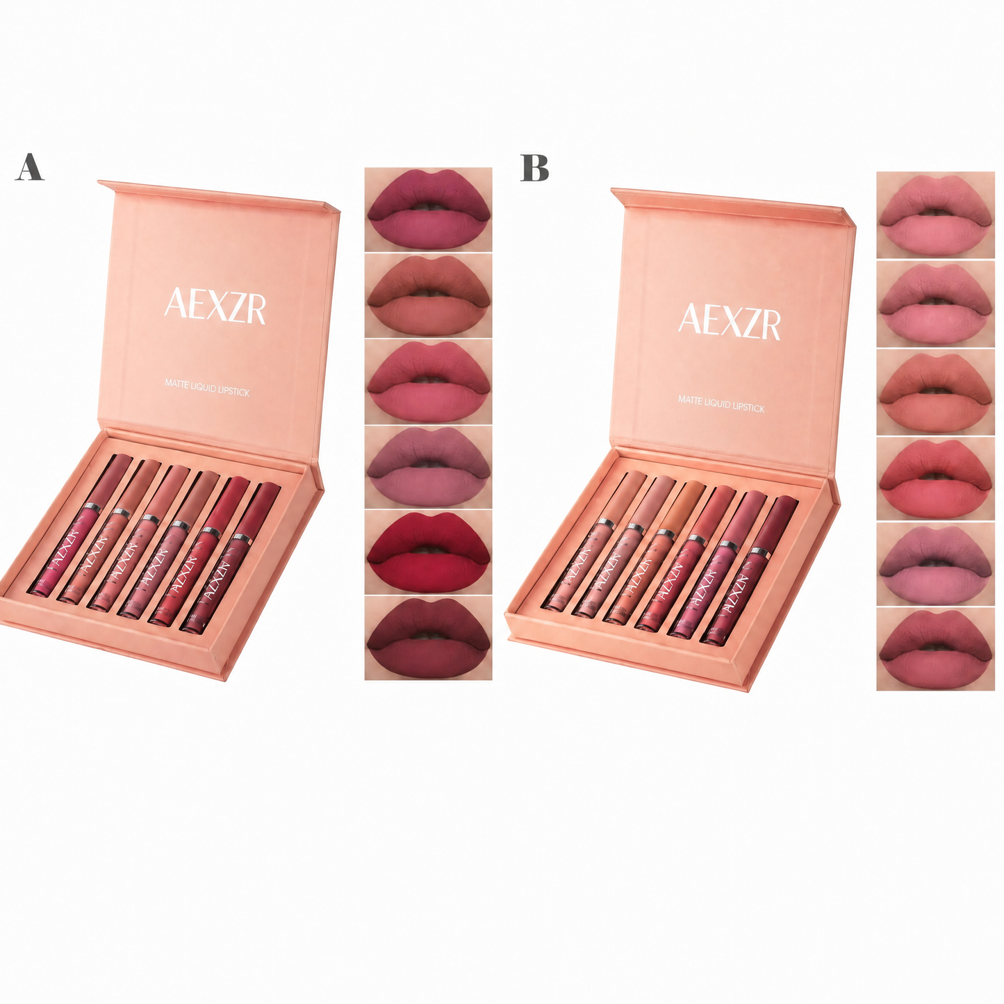 👄AEXZR®6-Color Matte Liquid Lipstick Set💄