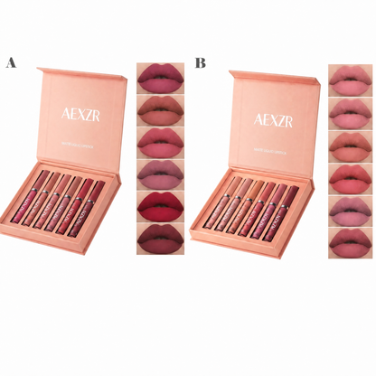 👄AEXZR®6-Color Matte Liquid Lipstick Set💄