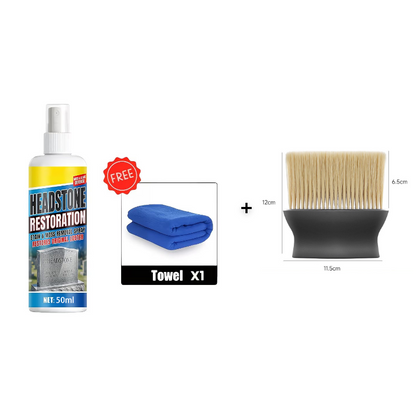 🏆Headstone Cleaning & Restoration Spray ✨🪦– Remove Stains Instantly🛡️