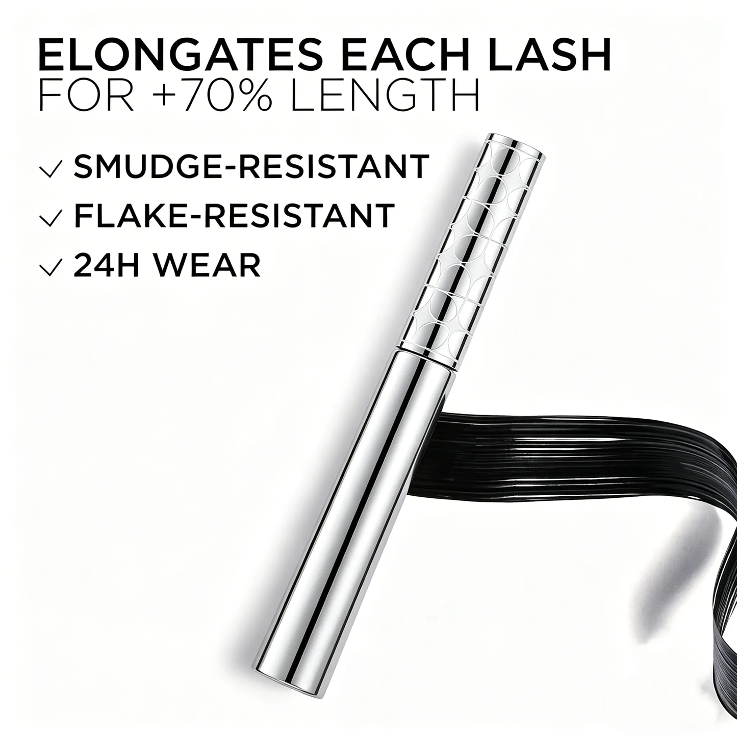 ✨Metal Wand Tubing Mascara – 🪄Smudge-Proof, Sweat-Proof, Zero Clumping👁️