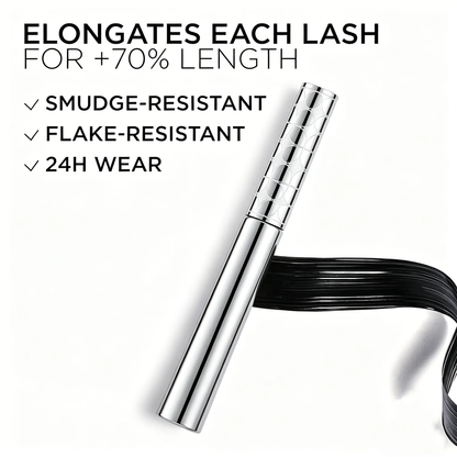 ✨Metal Wand Tubing Mascara – 🪄Smudge-Proof, Sweat-Proof, Zero Clumping👁️