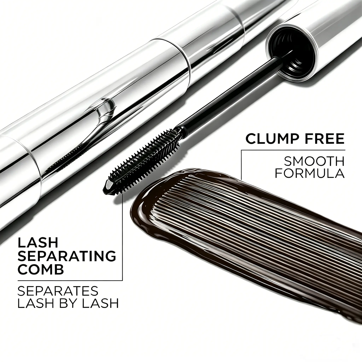 ✨Metal Wand Tubing Mascara – 🪄Smudge-Proof, Sweat-Proof, Zero Clumping👁️