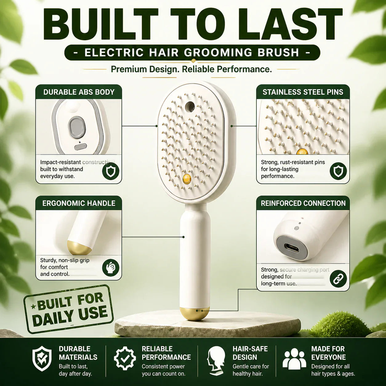 🏆AEXZR® 3-in-1 Electric Massage Comb