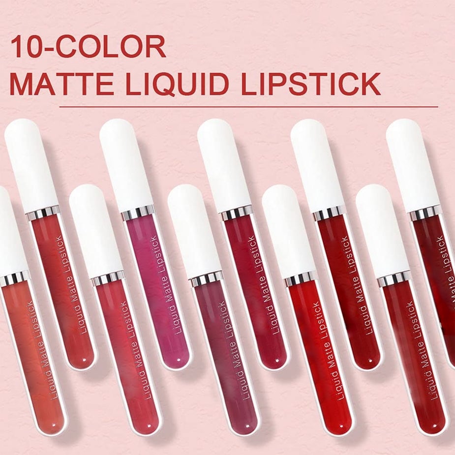 💋AEXZR® 10Pcs Matte Waterproof Lip Gloss Set💄