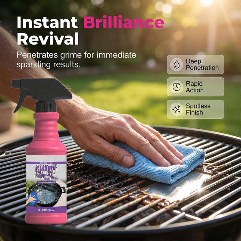 🏆🍢 Last Day Special Price🎁Fast-Acting Heavy-Duty Grill Degreaser Spray🍢
