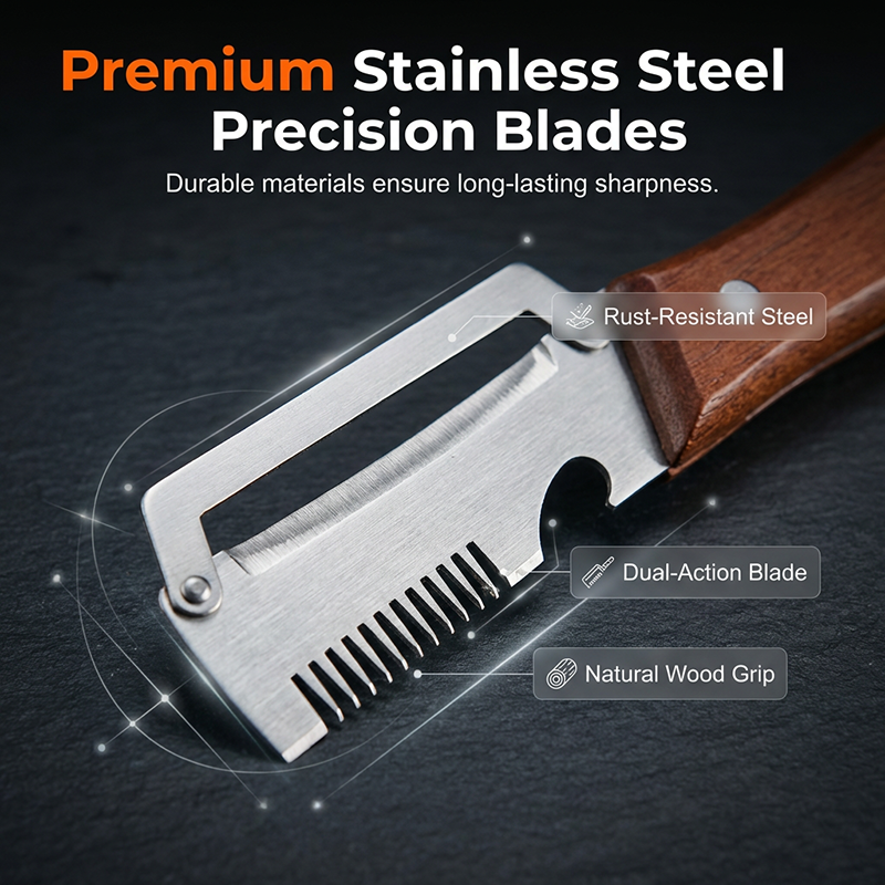 🏆🔪 3-in-1 Scallion Shredder & Peeler – ⚡Shred, Peel, Open Bottles – One Tool🏆