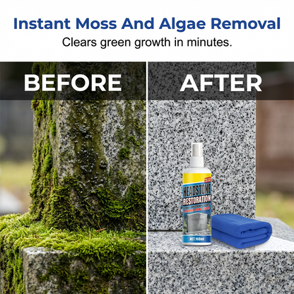 🏆Headstone Cleaning & Restoration Spray ✨🪦– Remove Stains Instantly🛡️
