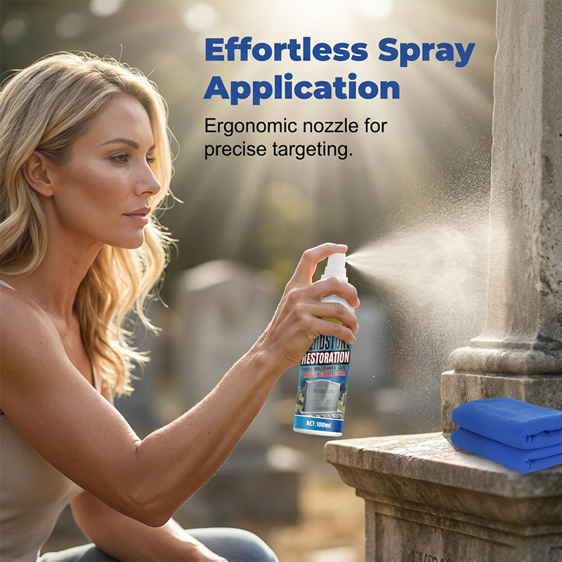 🏆Headstone Cleaning & Restoration Spray ✨🪦– Remove Stains Instantly🛡️