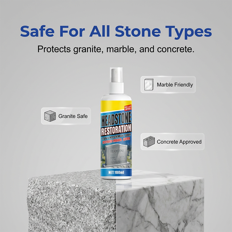 🏆Headstone Cleaning & Restoration Spray ✨🪦– Remove Stains Instantly🛡️