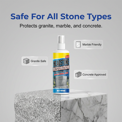 🏆Headstone Cleaning & Restoration Spray ✨🪦– Remove Stains Instantly🛡️