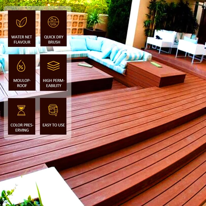 🎁🔥Buy 3 Get 1 FREE 🏆Outdoor Anti-corrosion Wood Wax Oil (Waterproof & Renovation)🛡️