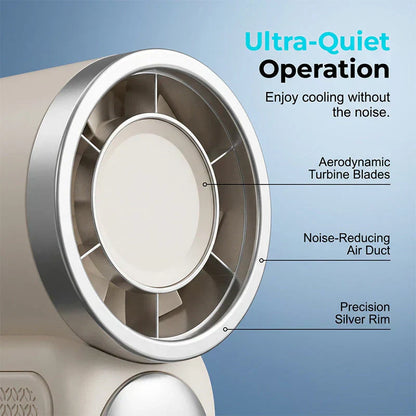 Limited Time💨❄️Turbo Handheld Fan – 16900 RPM, 6 speeds, LED display