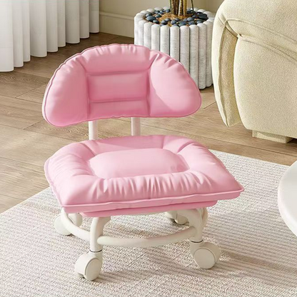 🪑⏰Limited Time! ⏰Sfrcord® Rolling Low Stool with Backrest – comfortable and mobile 🛠️✨