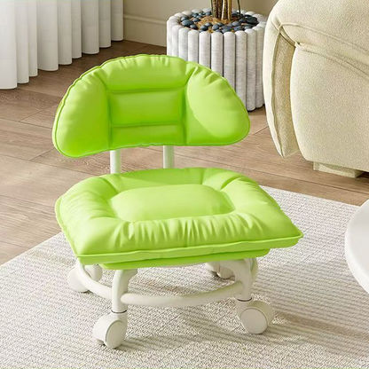 🪑⏰Limited Time! ⏰Sfrcord® Rolling Low Stool with Backrest – comfortable and mobile 🛠️✨