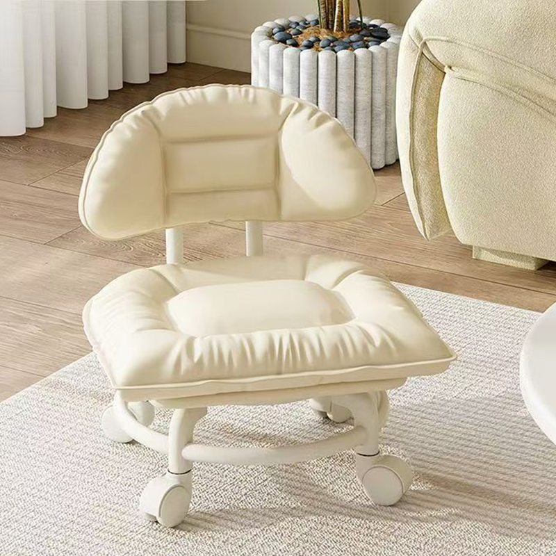 🪑⏰Limited Time! ⏰Sfrcord® Rolling Low Stool with Backrest – comfortable and mobile 🛠️✨