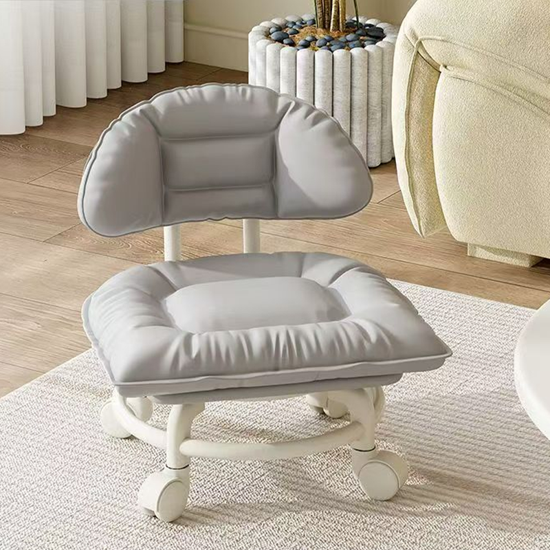 🪑⏰Limited Time! ⏰Sfrcord® Rolling Low Stool with Backrest – comfortable and mobile 🛠️✨