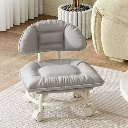 🪑⏰Limited Time! ⏰Sfrcord® Rolling Low Stool with Backrest – comfortable and mobile 🛠️✨