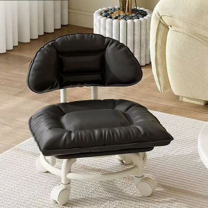 🪑⏰Limited Time! ⏰Sfrcord® Rolling Low Stool with Backrest – comfortable and mobile 🛠️✨