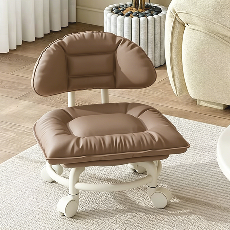 🪑⏰Limited Time! ⏰Sfrcord® Rolling Low Stool with Backrest – comfortable and mobile 🛠️✨