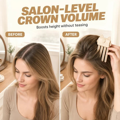 🎉48K+ Sold 💇 Wireless Heated Volumizing Root Lift Clip, Portable Travel Hair Styling Tool for Flat Fine Hair