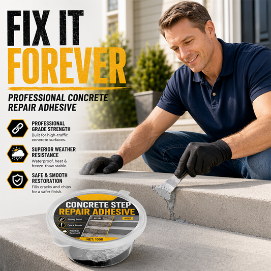 🥳🏆2026 HOT SALE🥳💞50K+ SOLD!🧰🛠️ Concrete Step Repair Adhesive