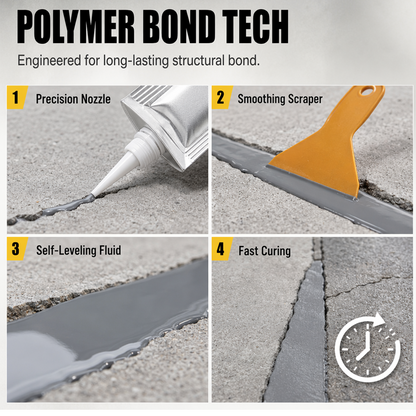 🧱🏆 AEXZR® Waterproof Concrete Crack Filler – Strong Sealant Repair Kit🛠️