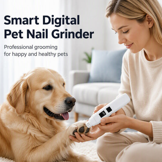 🐾🐱 AEXZR® Electric Pet Nail Grinder – LED Power Display & Quiet Operation🐱