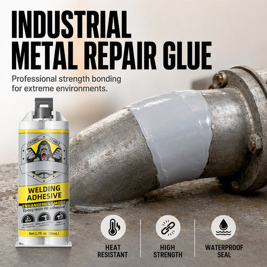 🛠️AEXZR® Waterproof Metal Repair Adhesive – Heavy-Duty Cold Weld Epoxy🔩