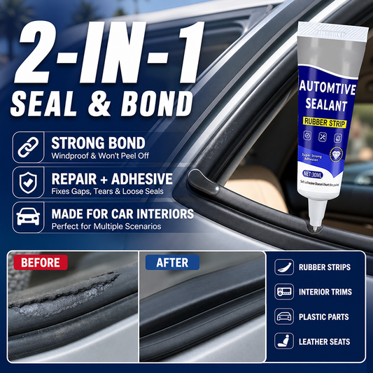 🚗🏆 AEXZR® Car Door Rubber Sealant Adhesive – 2-in-1 Seal & Bond Automotive Repair Glue